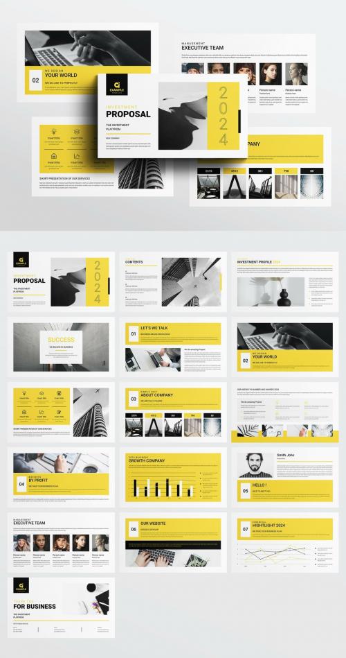 Investment Proposal Presentation Layout