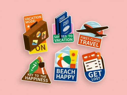 Travel Sticker Set