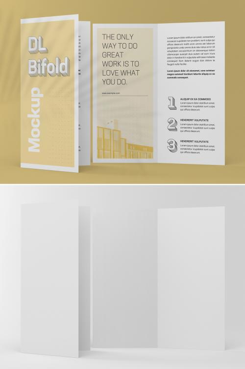 Dl Bifold Brochure Mockup