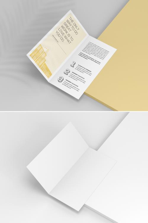 Dl Bifold Brochure Mockup