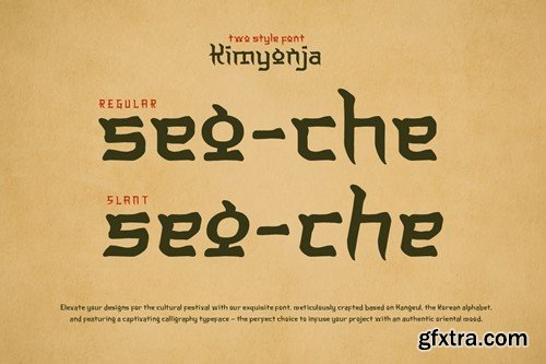 Kimyonja - Korean Style Font LC6DW3Q