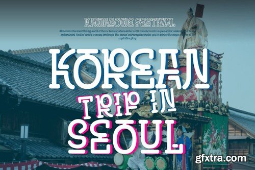 Bosan Mirull - Korean Style Font MAQHDR8