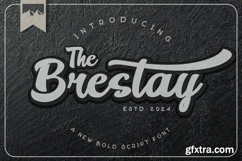 Brestay Bold Script Font PHRZA66