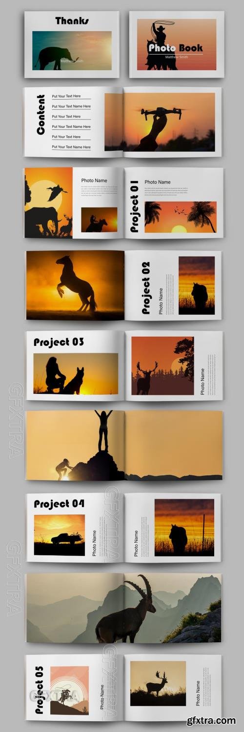 Photo Book Design Layout 739429795