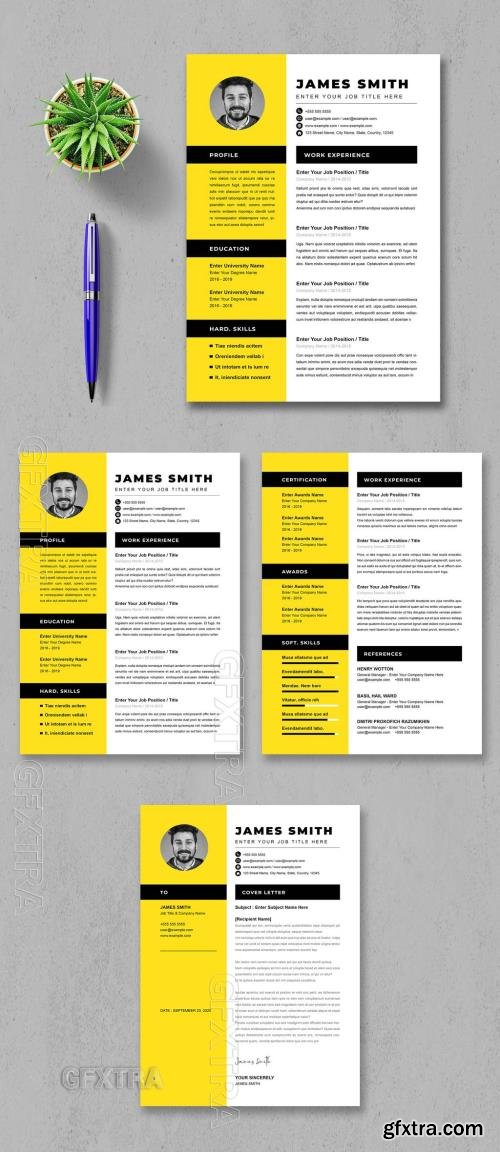 Resume Template Design 738487535