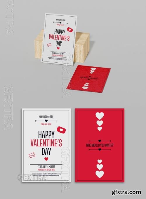 Valentines Day Postcard Layout 738264749