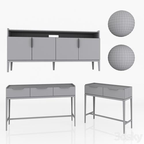 Dantone Home Metropolitan console set