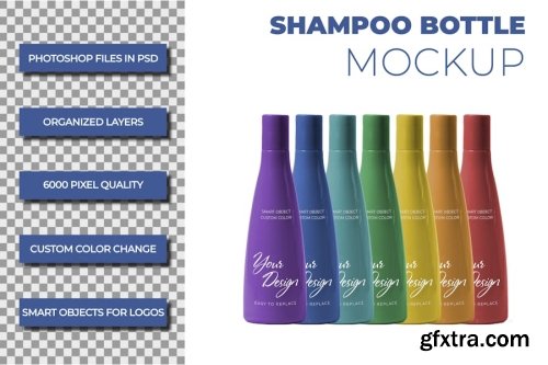 Shampoo Bottle Mockup Collections 14xPSD