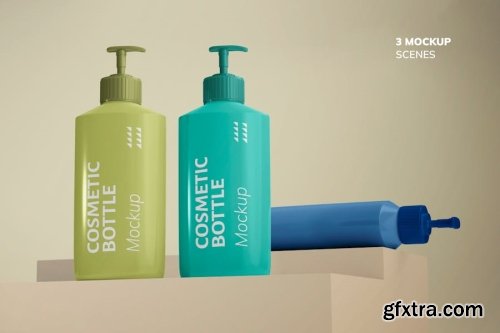 Shampoo Bottle Mockup Collections 14xPSD