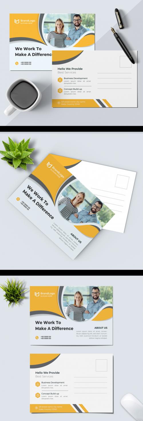 Business Postcard Layout