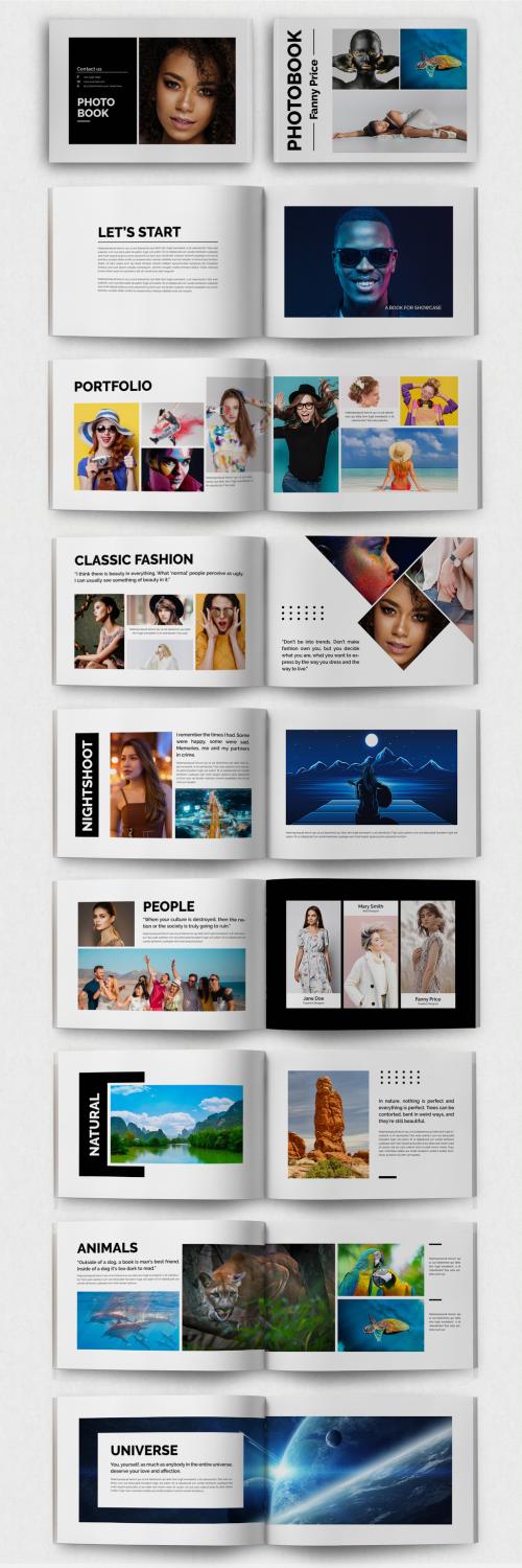 Photography Album Book Layout