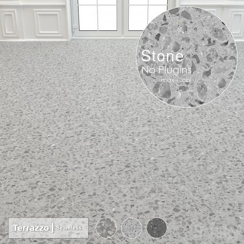 Seamless Terrazzo Stone 004