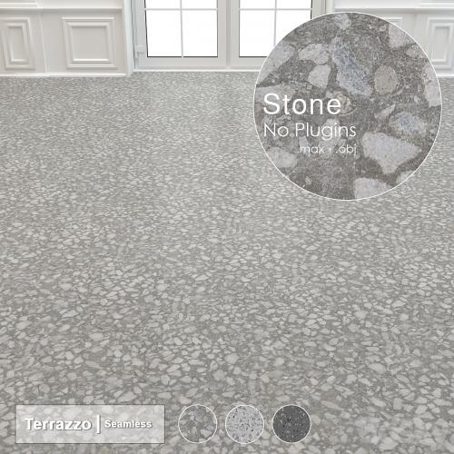 Seamless Terrazzo Stone 004