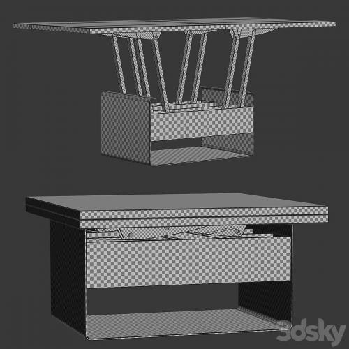 Mesa de centro transformable table Sedit Mesita baja WIND / Table transformer