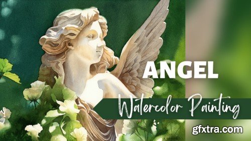 Unlock the Magic of Watercolor Painting: Angel in the Garden