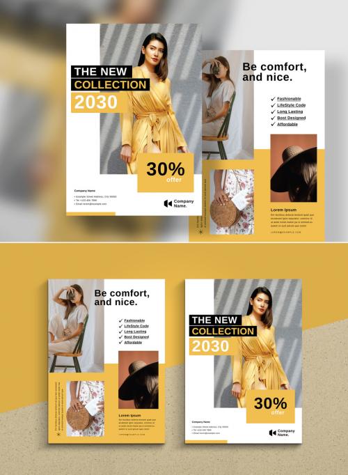 Portfolio Fashion Flyer Layout