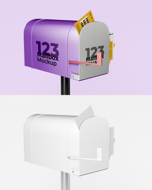 Closed Mailbox Mockup