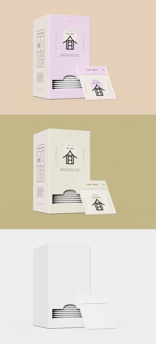 Tea Box Mockup