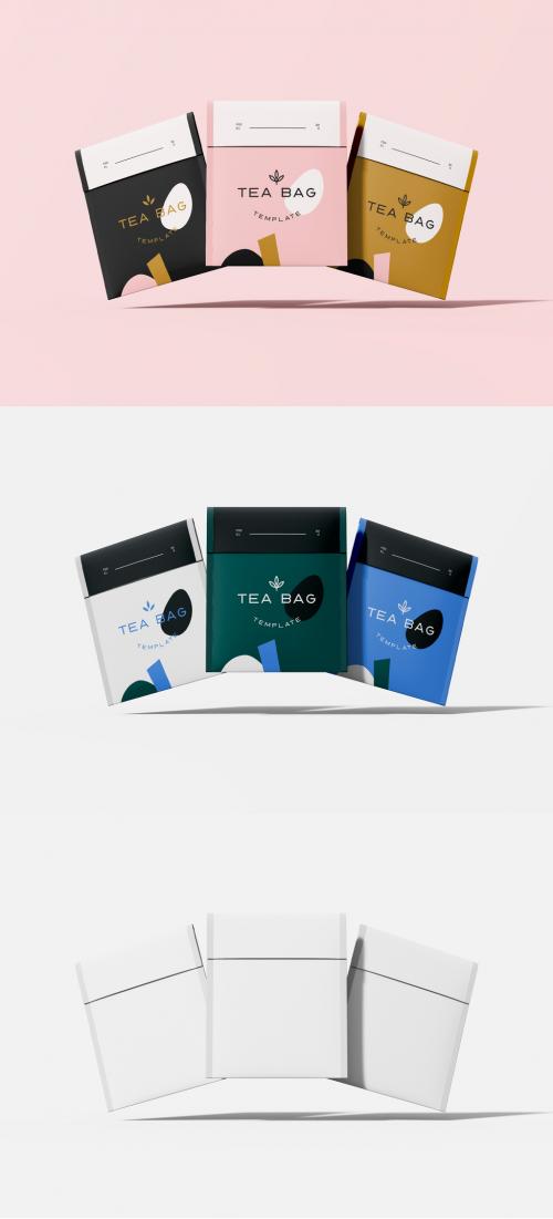 Tea Bags Composition Mockup