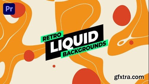 Videohive Retro Liquid Backgrounds 51886546
