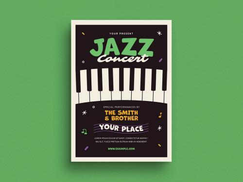 Funky Jazz Concert Flyer