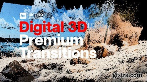 Videohive Premium Transitions Digital 3D 51859330