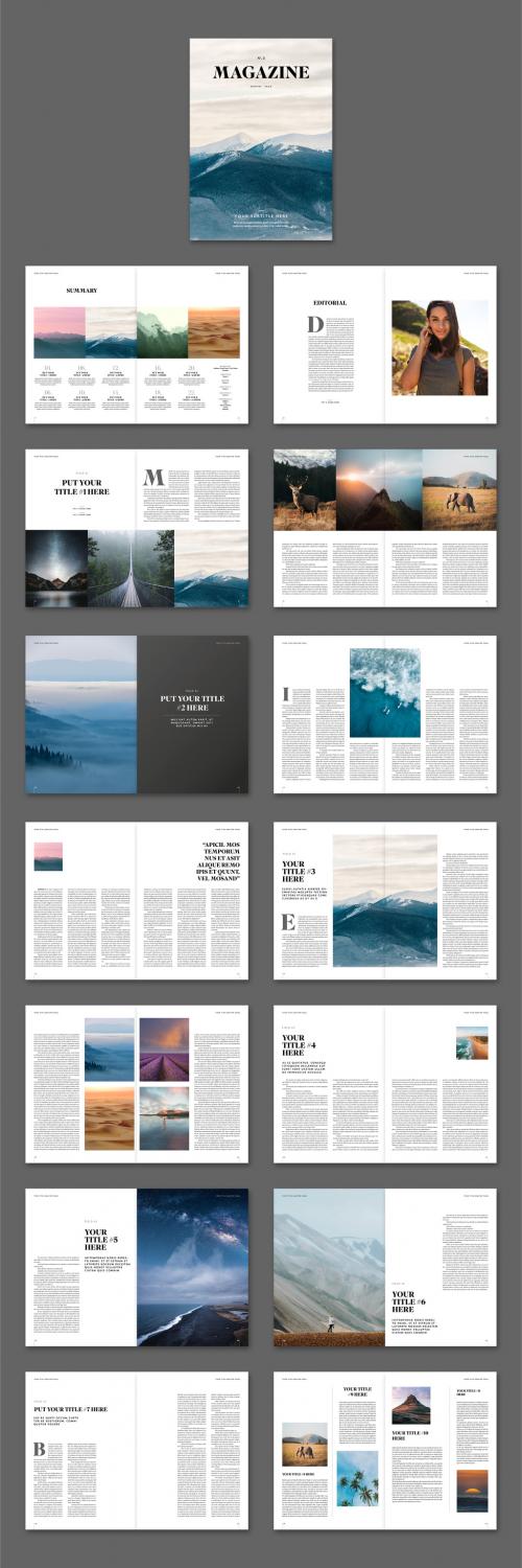 Magazine Brochure Layout