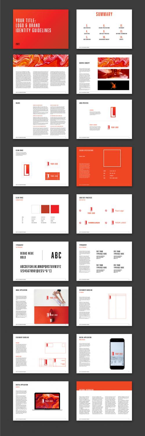 Brand Guidelines Manual Layout