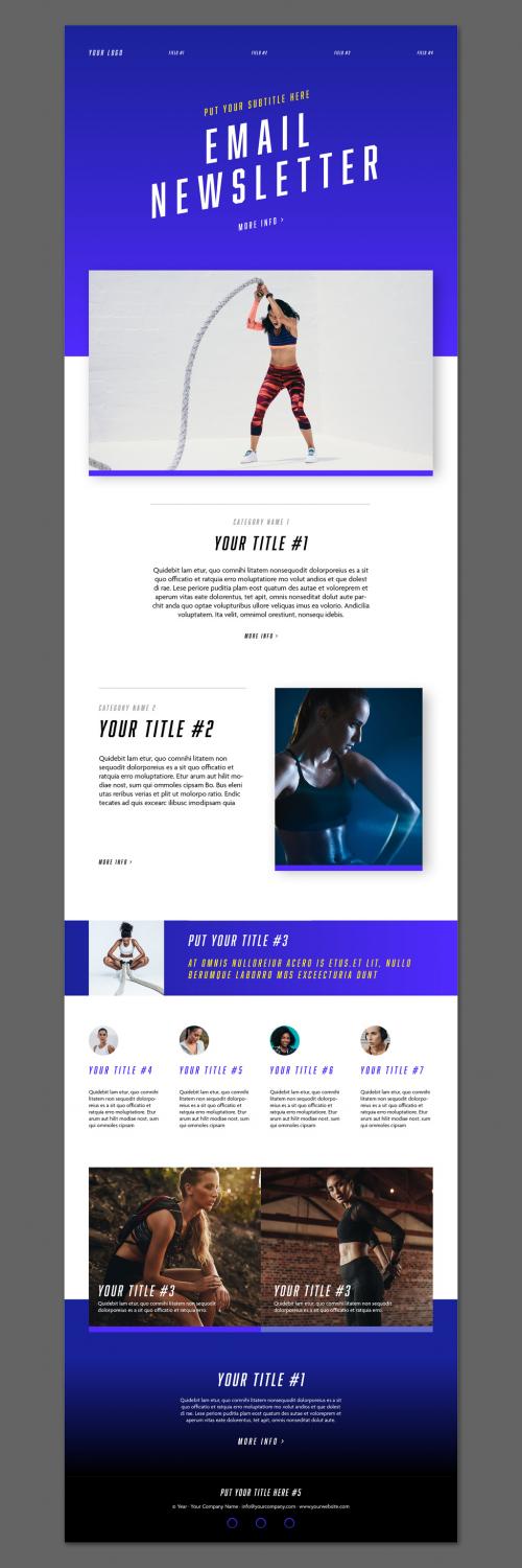 Email Newsletter Layout