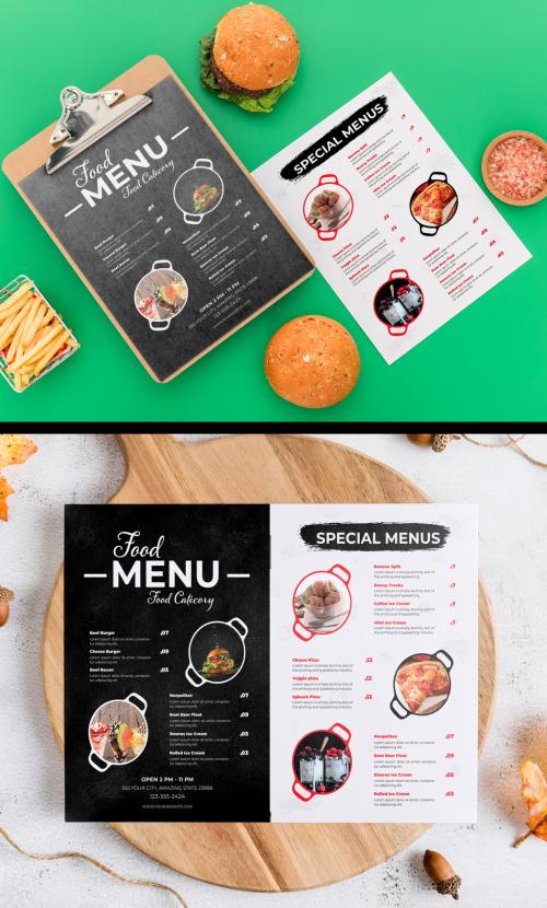 Restaurant Food Menu Layout