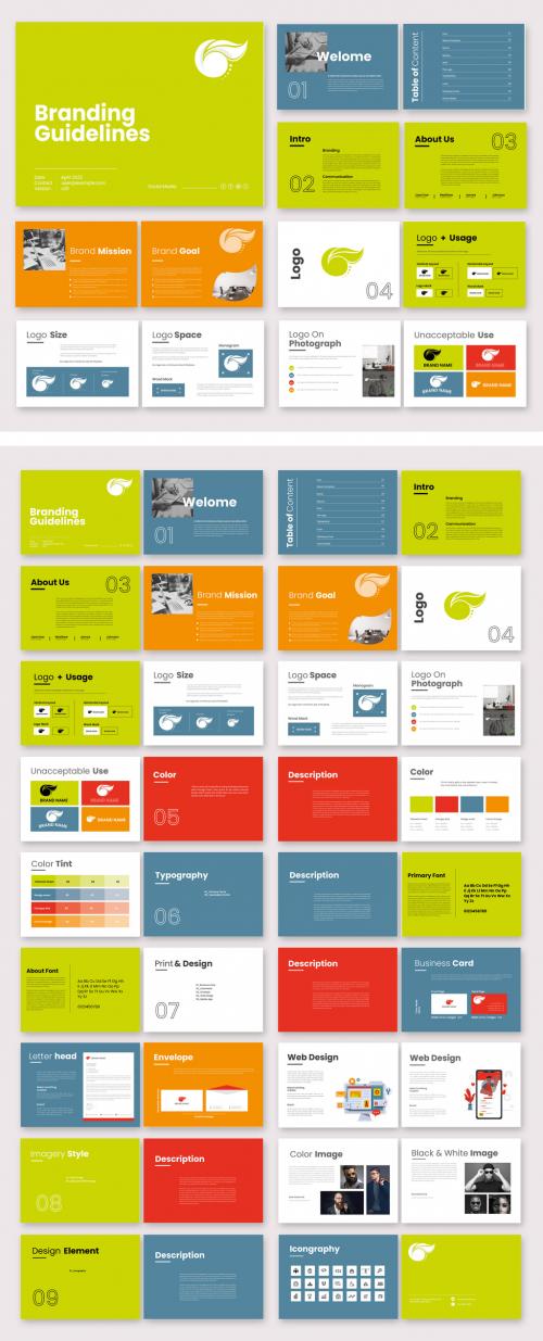 Brand Guidelines Manual Layout