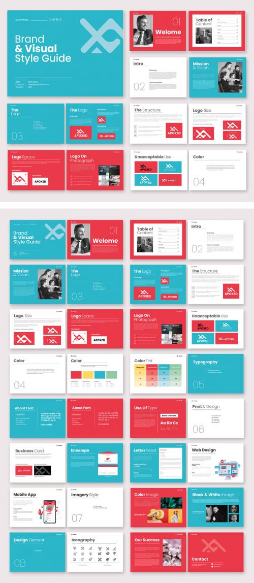 Brand Guidelines Presentation Layout