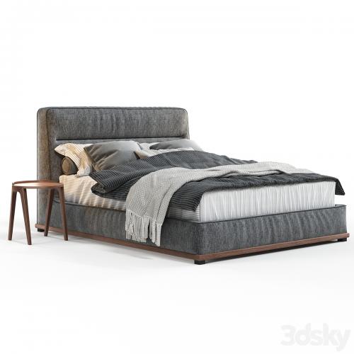 Bed Porada KIRK BED with round tables Porada Deck