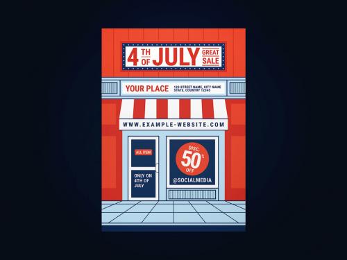 4th of July Great Sale Flyer