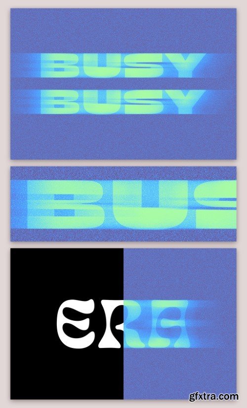 Hazy Blur Text Effect