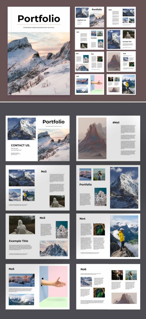 Portfolio Brochure Layout.