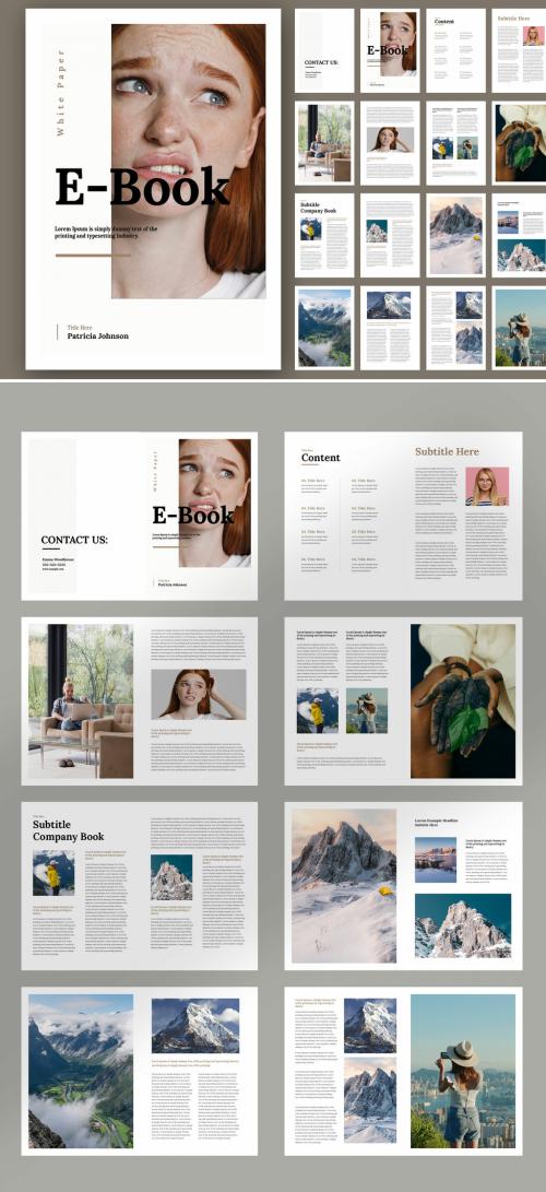 E Book Layout