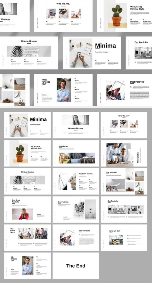 Minima Minimalism Presentation Layout