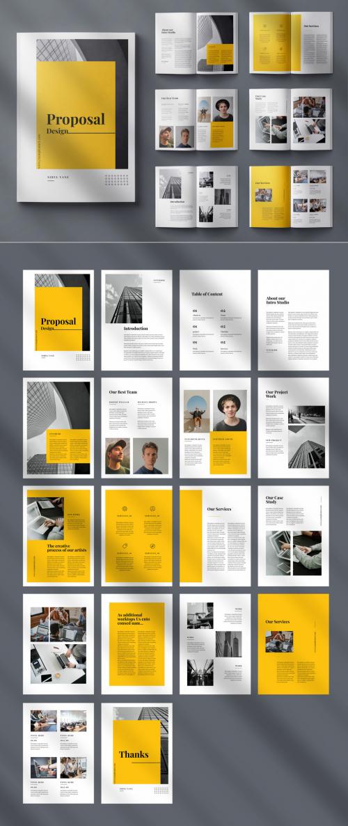 Proposal Design Brochure Layout