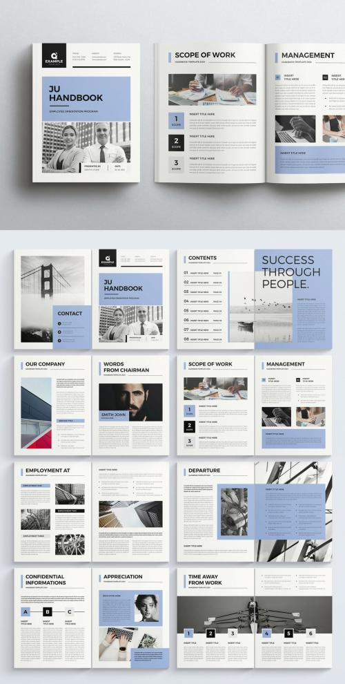 Employee Handbook Magazine Layout