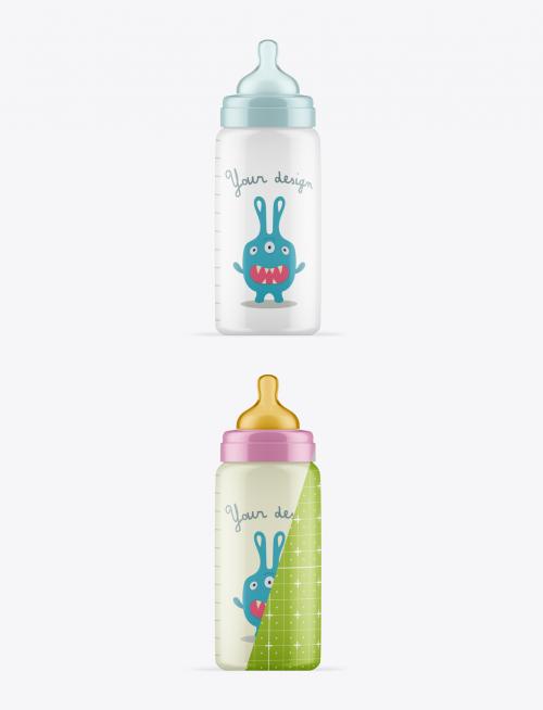 Baby Bottle Mockup