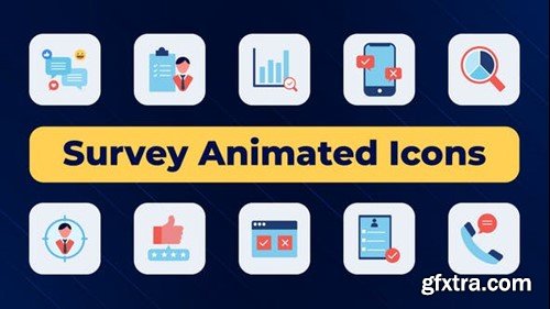 Videohive Survey Animated Icons 51897972