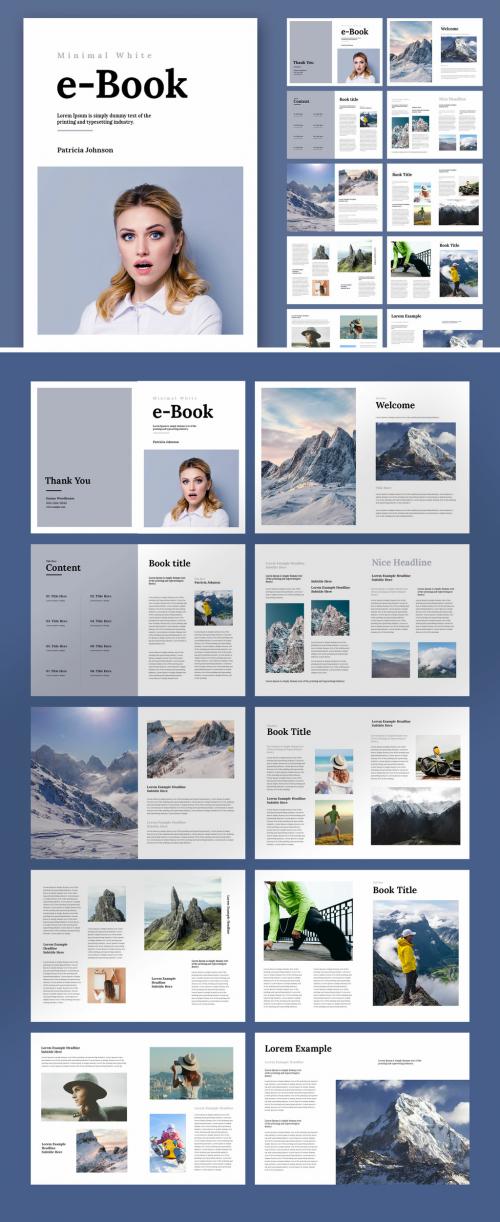 Minimal E Book Layout