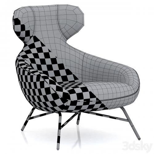 Roche Bobois SPOUTNIK LOUNGE ARMCHAIR