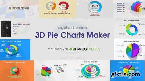 Videohive 3D Pie Charts Maker 51904240