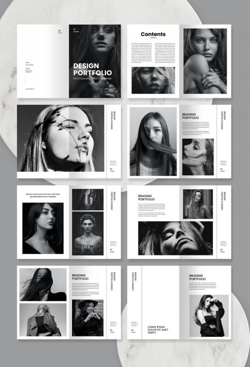 Black Portfolio Layout