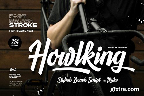 Howlking - Stylish Brush Script SX2SJPT