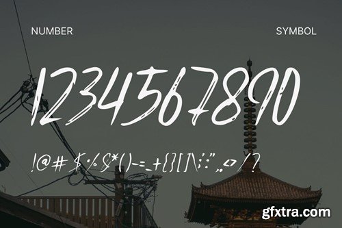 Burashi Paint Brush Font T67FXVW