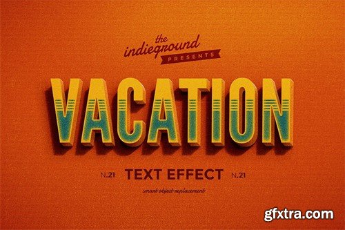 Retro Vintage Text Effect N.21 5EP4DE9