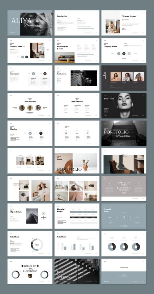 Aliya Presentation Layout